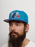 Бейсболка MITCHELL NESS арт. HHSF2990-CHOYYPPPTEAL Charlotte Hornets NBA (бирюзовый)